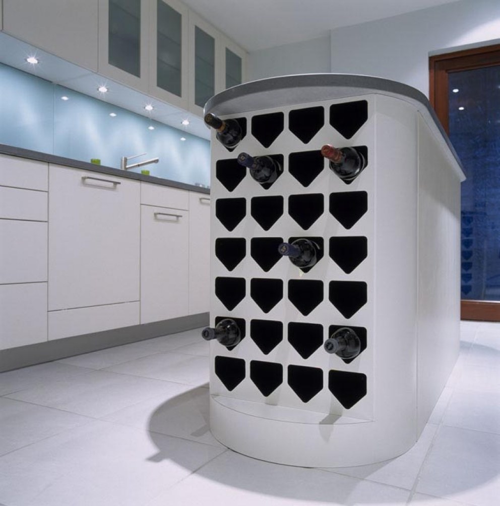 modern kitchen  | bespoke wine storage | Interior Designers